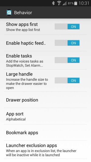 Wear Mini Launcher je nujen pripomoček, ki uri z Android Wearom doda prepotrebno bližnjico do seznama nameščenih programov in razpoložljivih akcij. Obnašanje in spekter mu določimo s spremno aplikacijo na povezanem telefonu.